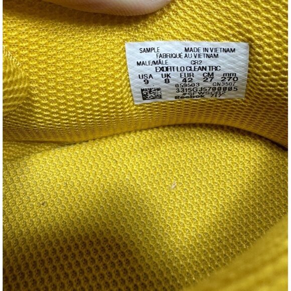 Sample Reebok Exofit Lo Clean Logo TRC Gold Suede Shoes Men’s Size 9 CN3507 - Picture 7 of 9